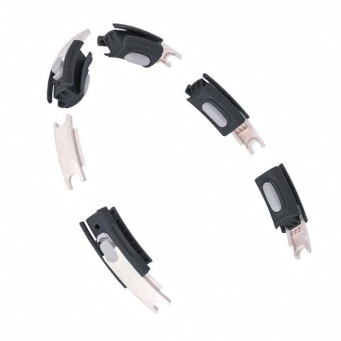 HMS ZESTAW HULA HOP MAGNETYCZNY BLACK HHM15 Z LICZNIKIEM HMS + PAS WYSZCZUPLAJĄCY BR163 RED