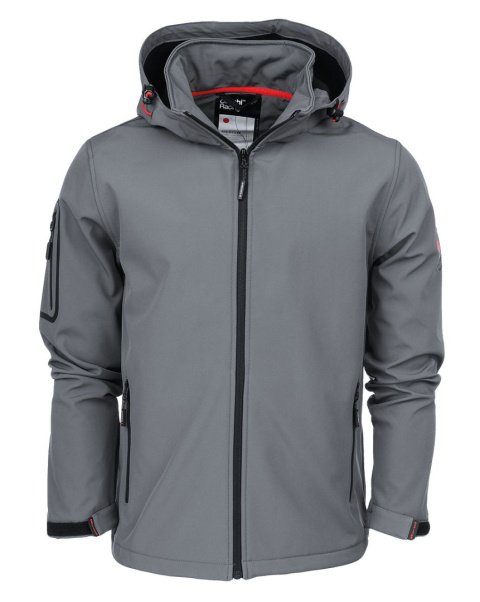 Ozoshi Kurtka męska softshell Ozoshi Kazaiuki grafitowa OZ93358