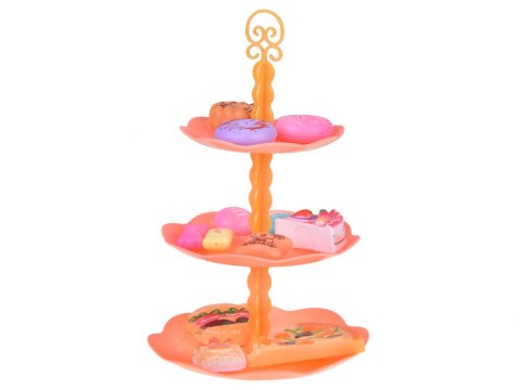 Zestaw herbaciany owocowe filiżanki talerzyki w kuferku 36 ele. ZA5318