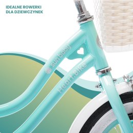 Rower 14 cali Heart bike - miętowy