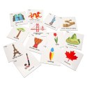 Karty pracy ZABYTKI po polsku 10 x 10 cm 52 sztuki