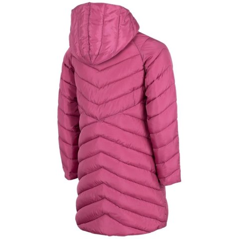 4F Kurtka dla dziewczynki 4F ciemny róż HJZ22 JKUDP003 53S