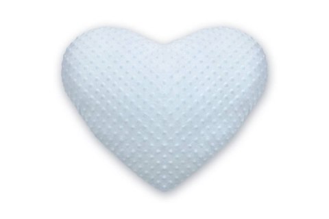 Dream Pillow poduszka SERCE plusz minky 50 x 60 cm 1 szt. - RÓŻOWY