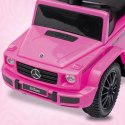 Jeździk pchacz chodzik dla dzieci Mercedes Benz G Klasa różowy