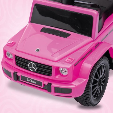 Jeździk pchacz chodzik dla dzieci Mercedes Benz G Klasa różowy