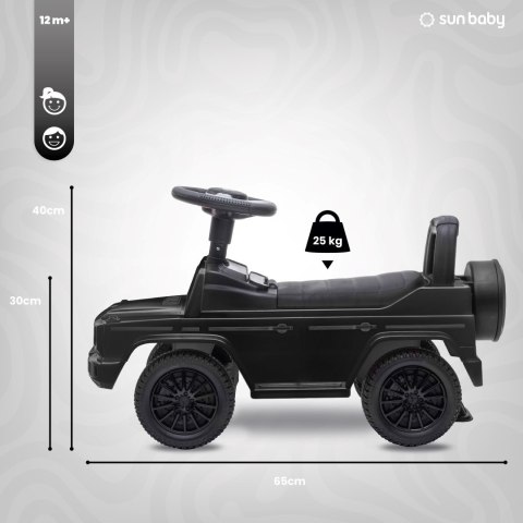 Jeździk pchacz chodzik dla dziecka Mercedes Benz G Klasa czarny