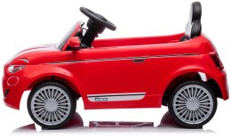 Auto na akumulator Jeździk FIAT 500 Elektro - czerwony