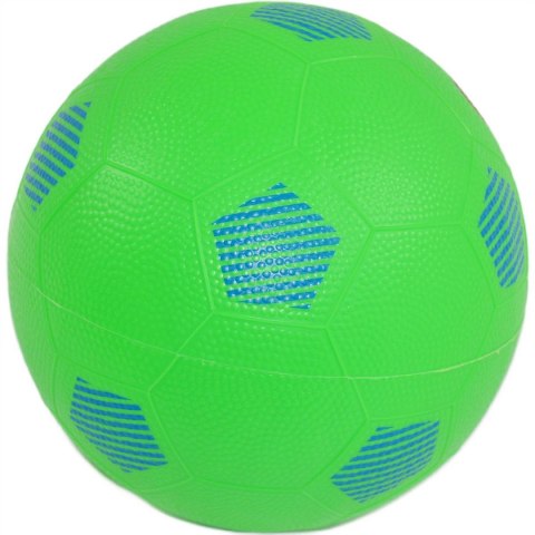 PIŁKA GUMOWA NOŻNA 22CM ZIELONA ENERO