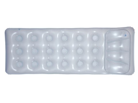 Bestway Dmuchany materac plażowy z zagłówkiem METAL 188x71cm 43024