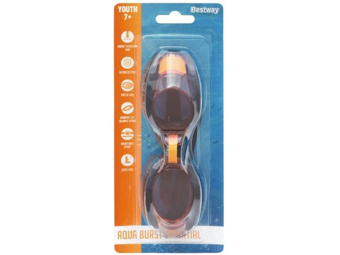 Bestway Okularki do pływania CZERWONE 7+ 21005