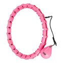 ONE FITNESS ZESTAW HULA HOP OHA02 PINK Z WYPUSTKAMI I OBCIĄŻNIKIEM ONE FITNESS + PAS BR160