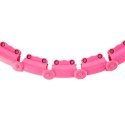 ONE FITNESS ZESTAW HULA HOP OHA02 PINK Z WYPUSTKAMI I OBCIĄŻNIKIEM ONE FITNESS + PAS BR160