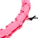 ONE FITNESS ZESTAW HULA HOP OHA02 PINK Z WYPUSTKAMI I OBCIĄŻNIKIEM ONE FITNESS + PAS BR160