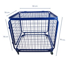 Wózek na piłki z profilu metalowego i kratownicy - Legend Sport