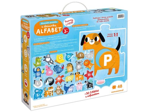 CzuCzu Duuuże puzzle z dziurką Alfabet ZA4077