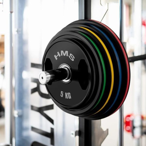 HMS TOG05 2 x 5 KG TALERZ OLIMPIJSKI OGUMOWANY 2 x 5 KG HMS