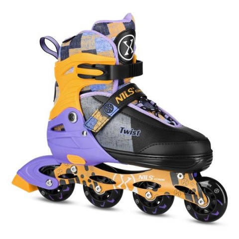 NILS EXTREME NA13810 ŁYŻWOROLKI TWIST ŻÓŁTE ROZM. S(31-34) NILS EXTREME