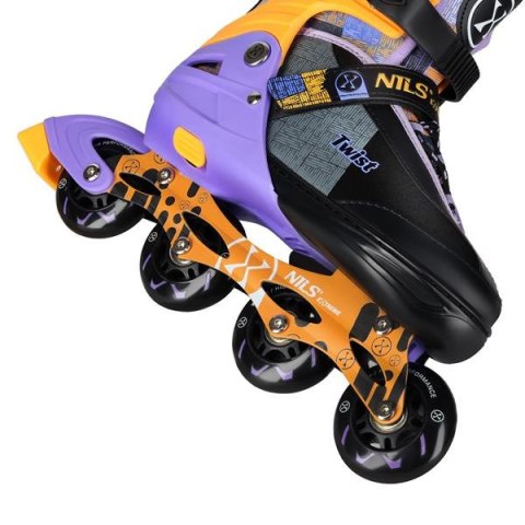 NILS EXTREME NA13810 ŁYŻWOROLKI TWIST ŻÓŁTE ROZM. S(31-34) NILS EXTREME