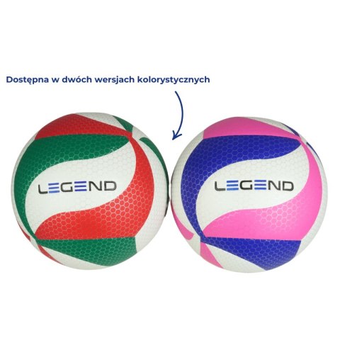 Piłka siatkowa VB9000 czerwień/zieleń/biel rozmiar 4 - Legend Sport