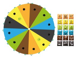 Zestaw Chusta Edukacyjna Recykling Plus Elektrośmieci AKSON 3m + 18 woreczków