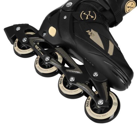 NILS EXTREME NH382 ŁYŻWOROLKI 2W1 ENZO BEŻOWE ROZM. S(32-35) Z WYM. PŁOZĄ HOKEJOWĄ NILS EXTREME