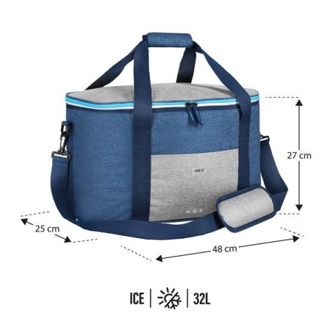 NILS NC2903 TORBA TERMICZNA NIEBIESKA 32L NILS