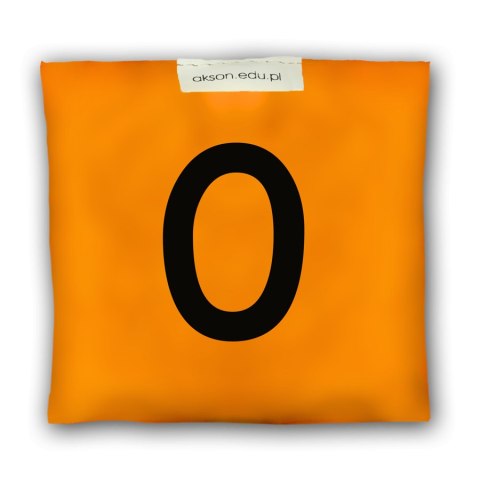 Woreczek gimnastyczny z CYFERKĄ 0 - szkolny Akson