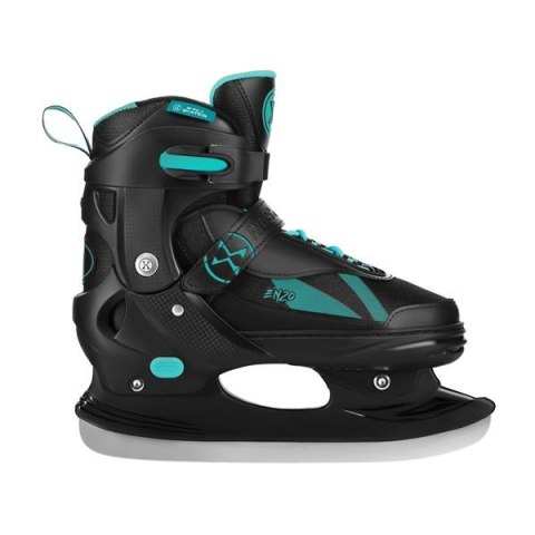 NILS EXTREME NH382 ŁYŻWOROLKI 2W1 ENZO TURKUSOWE ROZM. M(36-39) Z WYM. PŁOZĄ HOKEJOWĄ NILS EXTREME