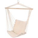 HAMAK FOTEL WISZĄCY BRAZYLIJSKI 100x50CM NATURA Z WSZYTĄ PODUSZKĄ BIAŁY