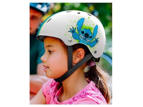 Regulowany kask M dla dzieci na rower hulajnogę rolki Disney Stitch SP0844