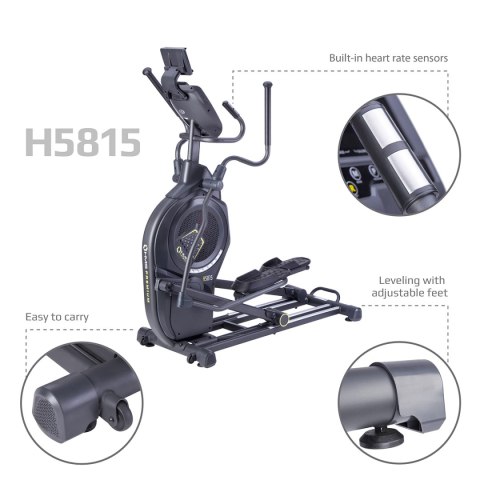 HMS PREMIUM H5815 TRENAŻER ELIPTYCZNY MAGNETYCZNO-POWIETRZNY SEMI COMMERCIAL HMS PREMIUM