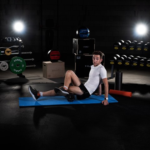 HMS PREMIUM MFK03 BLUE-BLACK MATA FITNESS KLUBOWA Z OTWORAMI HMS PREMIUM