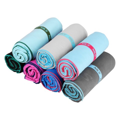 NILS NCR13 CZARNY RĘCZNIK Z MIKROFIBRY 200X90 cm NILS