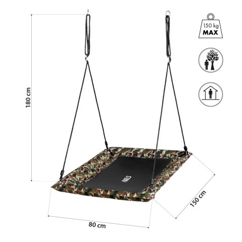 NILS NB5043 BOCIANIE GNIAZDO HUŚTAWKA MORO NILS