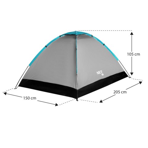 NILS CAMP NC3021 NAMIOT KEMPINGOWY SZARY NILS CAMP