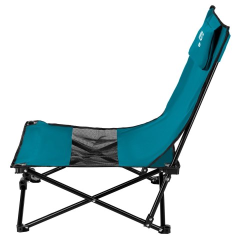 NILS CAMP NC3306 KRZESŁO PLAŻOWE NIEBIESKO CZARNE NILS CAMP