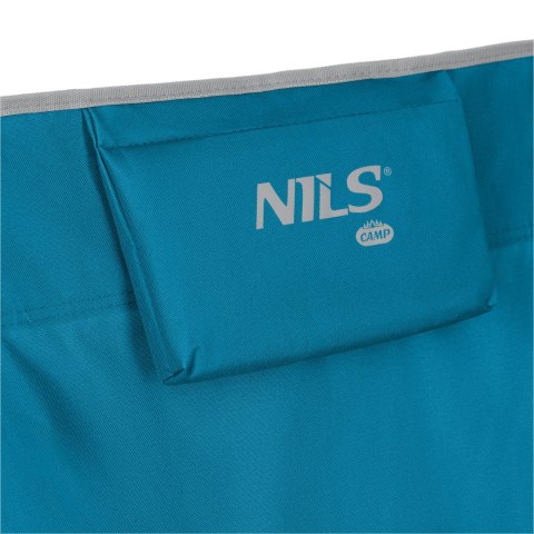 NILS CAMP NC3306 KRZESŁO PLAŻOWE NIEBIESKO SZARE NILS CAMP