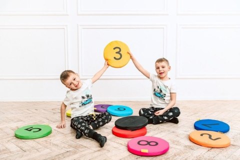 Poduszki KODURA 3 cm zestaw Liczby 31-40 zestaw 10 szt. AKSON