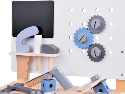 Duży Drewniany Warsztat Zestaw Narzędzi dla Dzieci ZA5486