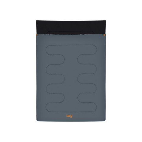 NILS CAMP NC2001 ANTRACYT-POMARAŃCZOWY PODWÓJNY ŚPIWÓR NILS CAMP