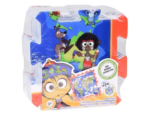 Piankowe puzzle Dzieci Świata mata do zabawy 93x93cm ZA3149