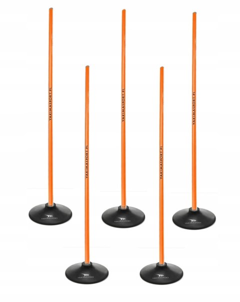 Tor przeszkód slalomowy 100cm laski + podstawa 1,5kg