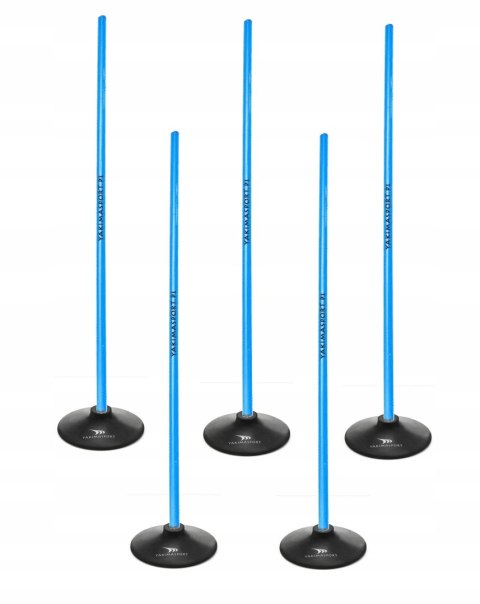 Tor przeszkód slalomowy 100cm laski + podstawa 1,5kg