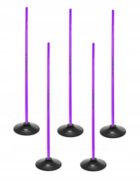 Tor przeszkód slalomowy 100cm laski + podstawa 1,5kg