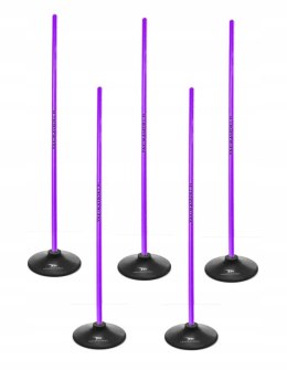 Tor przeszkód slalomowy 160cm laski + podstawa 1,5kg