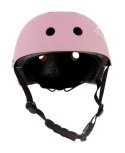 Kask M dla dzieci 3-7 lat HEART BIKE z lampką LED różowy