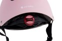 Kask M dla dzieci 3-7 lat HEART BIKE z lampką LED różowy