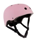 Kask M dla dzieci 3-7 lat HEART BIKE z lampką LED różowy