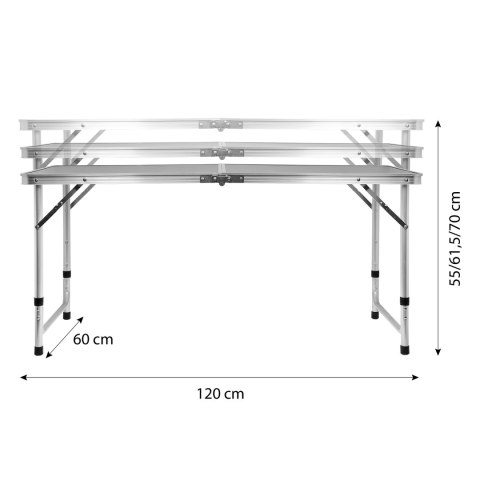 NILS CAMP NC1605 CIEMNOSZARY STÓŁ KEMPINGOWY NILS CAMP