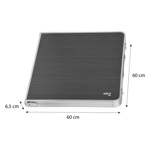 NILS CAMP NC1605 CIEMNOSZARY STÓŁ KEMPINGOWY NILS CAMP